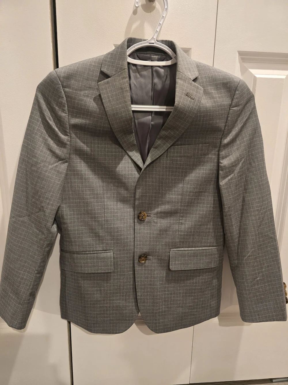 Ralph Lauren Light Gray Windowpane Sport Coat